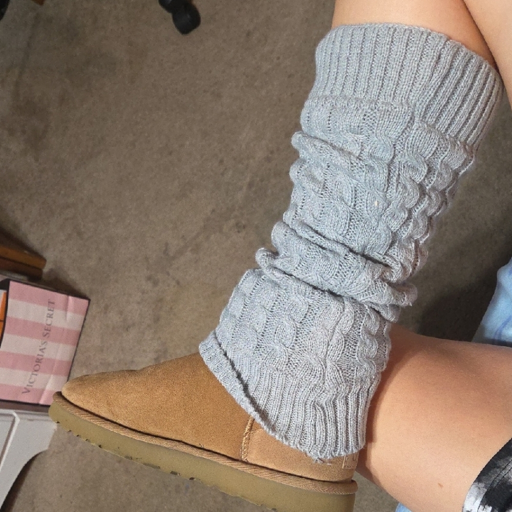 Gray Leg Warmers